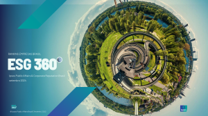 Capa da pesquisa Ipsos ESG 360 sobre o papel do desenvolvimento sustentável